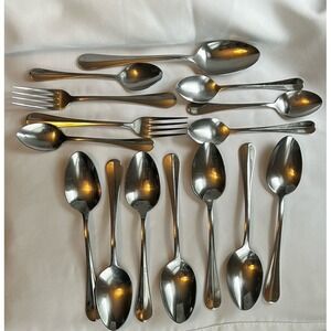 Cuisinart Annapolis 18/10 Stainless Steel 15 Pcs Serving Soup Teaspoon Fork